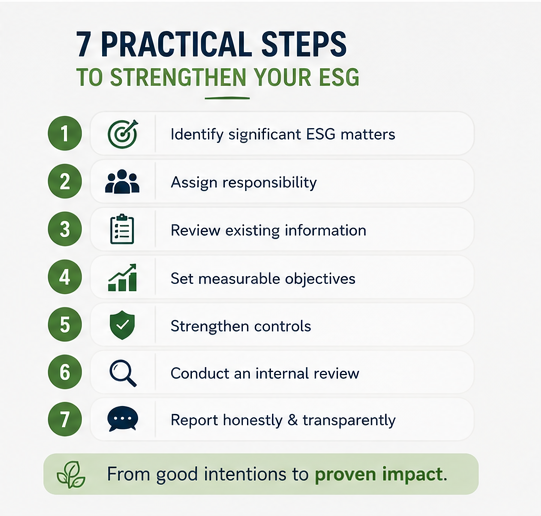 7 ways to strengthen ESG