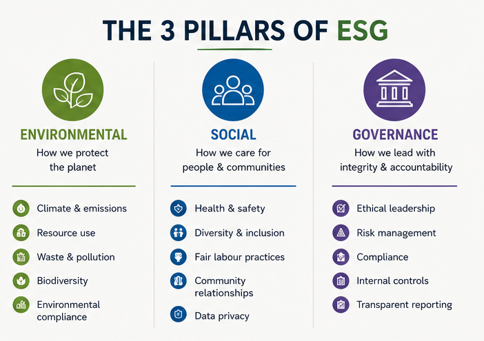 Three types of ESG