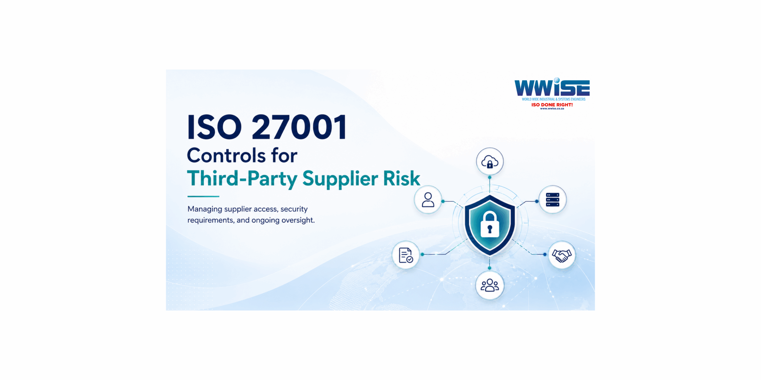 ISO 27001 controls for third party risks blog banner