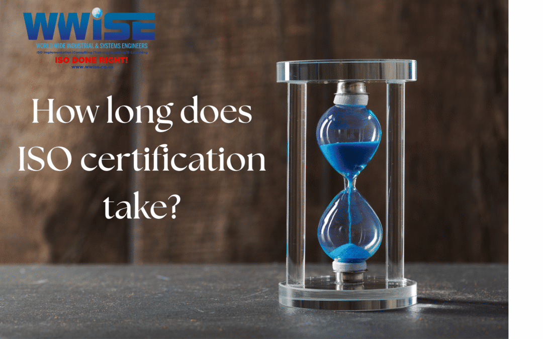 ISO certification timeline from gap analysis to certification decision
